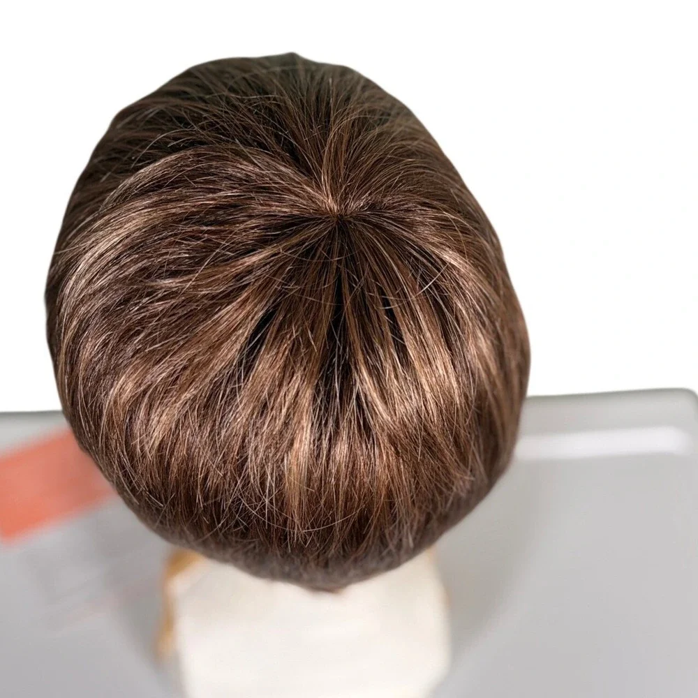 Henry Margu Petite Faith Synthetic Wig 8/14H Brown NWT Pixie‎ Cut